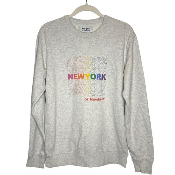 NYON New York or Nowhere Graphic Crewneck Sweatshirt - Picture 1 of 6